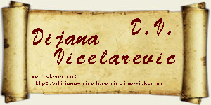 Dijana Vicelarević vizit kartica